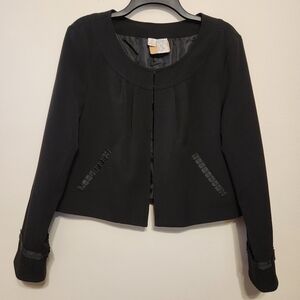 Black Cropped Blazer